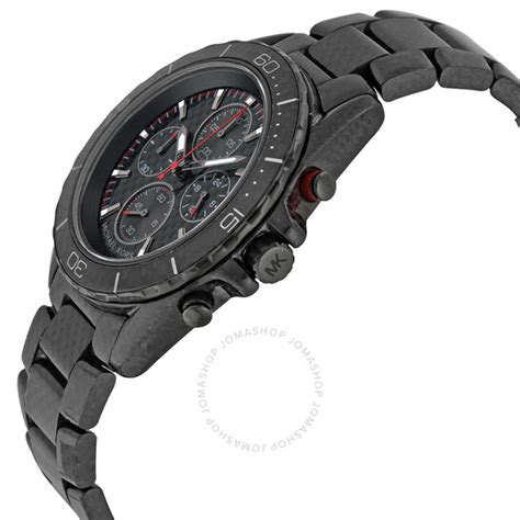 michael kors uhren mk8455 jetmaster carbon herren-chronograph|Michael Kors Men's Chronograph JetMaster Carbon Fiber.